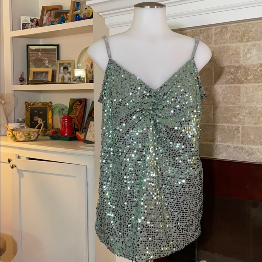 Lane Bryant sequined tank